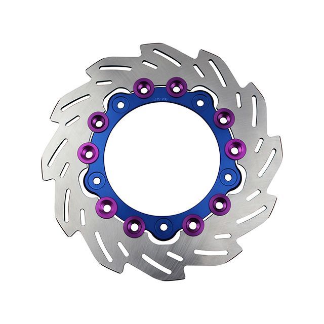 シフトアップ フロントウェーブディスクローター220mm/純正サイズ（インナー：BLUE/ピン：B-BERRY） SHIFTUP