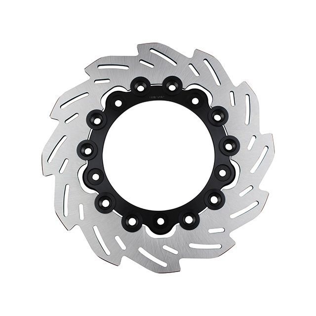 シフトアップ フロントウェーブディスクローター220mm/純正サイズ（インナー：BLACK/ピン：BLACK） SHIFTUP