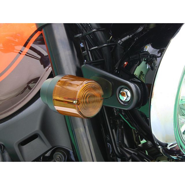 ポッシュフェイス LED スーパーバイクウインカー車種専用キット（ブラックボディ/オレンジレンズ） POSH Faith_1