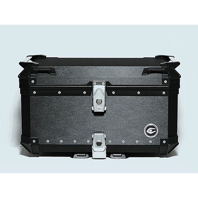 クーケース 汎用 リア アルミ トップケース Q3/65L（ヘアラインブラック） COOCASE