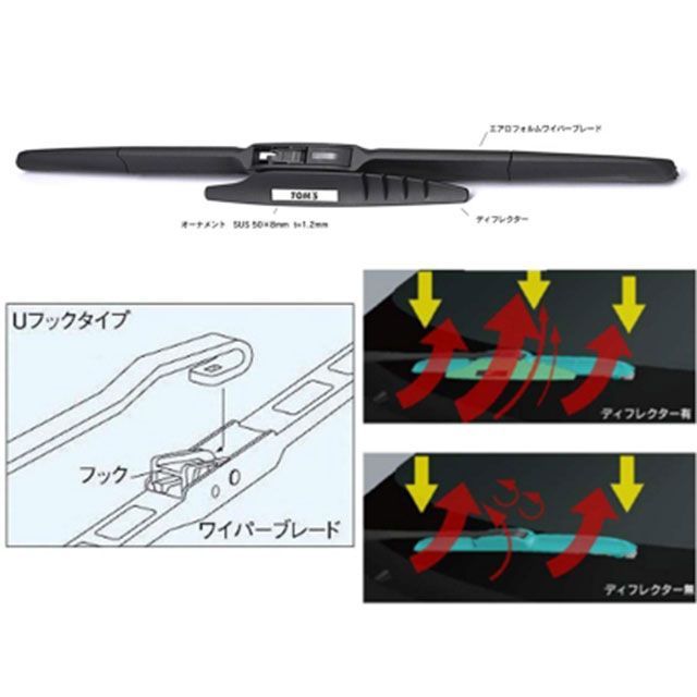 Tom’s エアロワイパー 350/700（ブラック） Tom’s_1