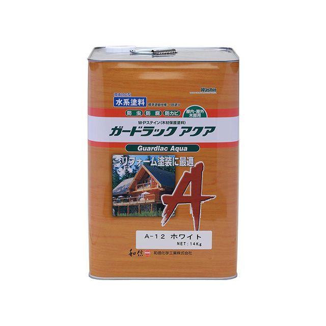 和信ペイント ＃950162 ガードラックアクア 14kg（ホワイト） Washi Paint