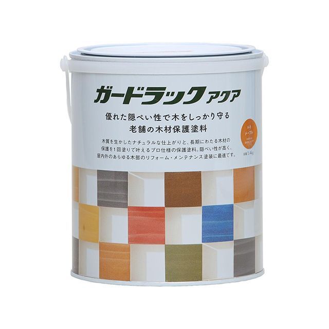 和信えの具 ＃800385 ガードラックアクア 1.4kg（メープル） Washi Paint