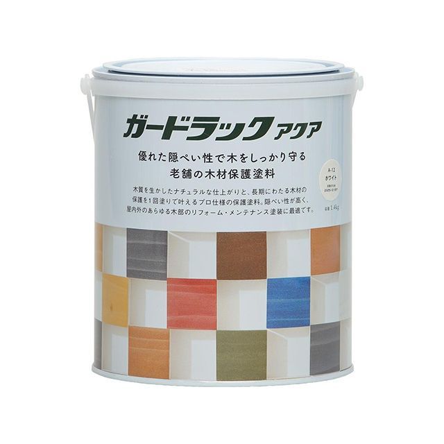 和信えの具 ＃800388 ガードラックアクア 1.4kg（白いこと） Washi Paint