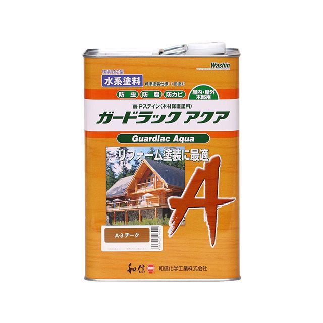 和信ペイント ＃952233 ガードラックアクア 3.5kg（チーク） Washi Paint