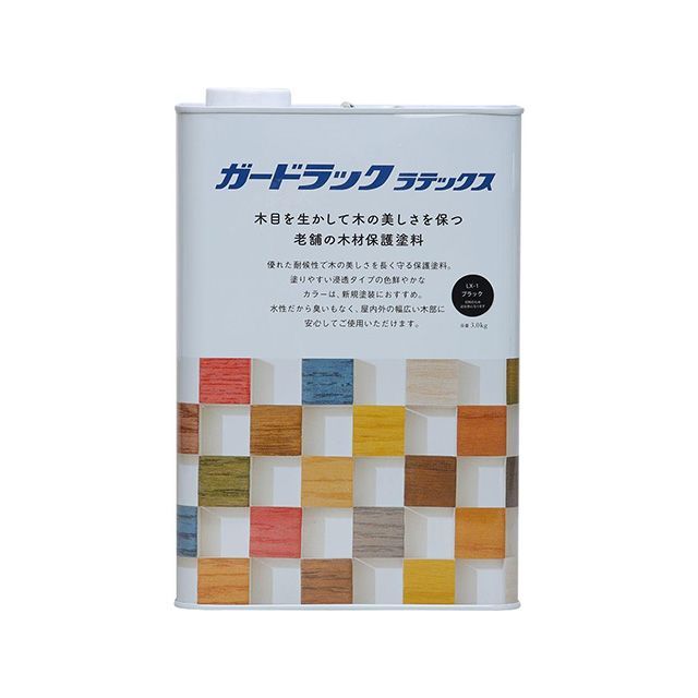 和信ペイント ＃800461 Gラックラテックス 3.0kg（ブラック） Washi Paint