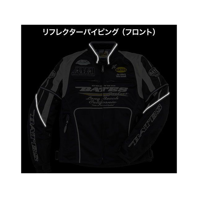 ベイツ 2026春夏モデル BJ-M2611SPL 2Way メッシュジャケット（レッド） サイズ M BATES_4