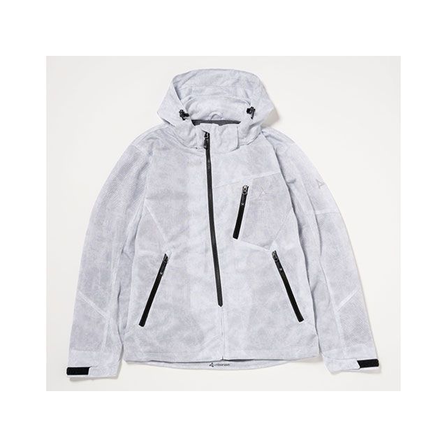 アーバニズム 2026春夏モデル フードメッシュジャケット（アイスカモ） サイズ LB urbanism