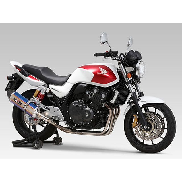 ヨシムラ Slip-On R-77J サイクロン EXPORT SPEC サイレンサー STBC（チタンブルーカバー/カーボンエンドタイプ） YOS…_1