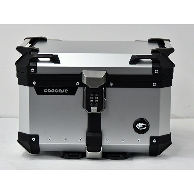 クーケース アルミ トップケース  Q5/55L キーレス（シルバー） COOCASE