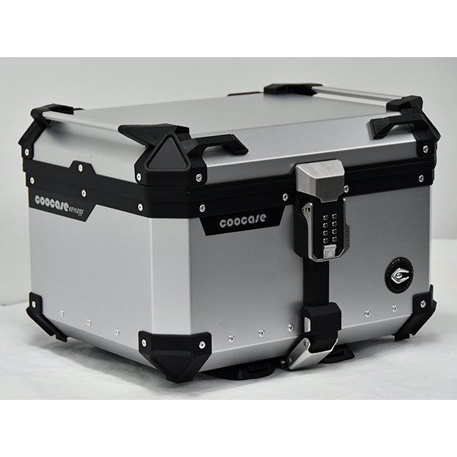 クーケース アルミ トップケース  Q5/55L キーレス（シルバー） COOCASE_1