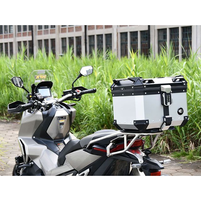 クーケース アルミ トップケース  Q5/55L キーレス（シルバー） COOCASE_10