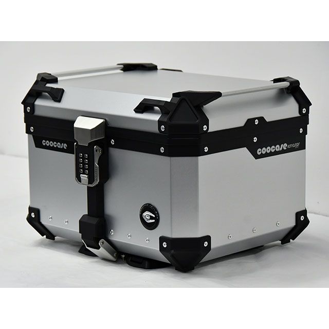 クーケース アルミ トップケース  Q5/55L キーレス（シルバー） COOCASE_2