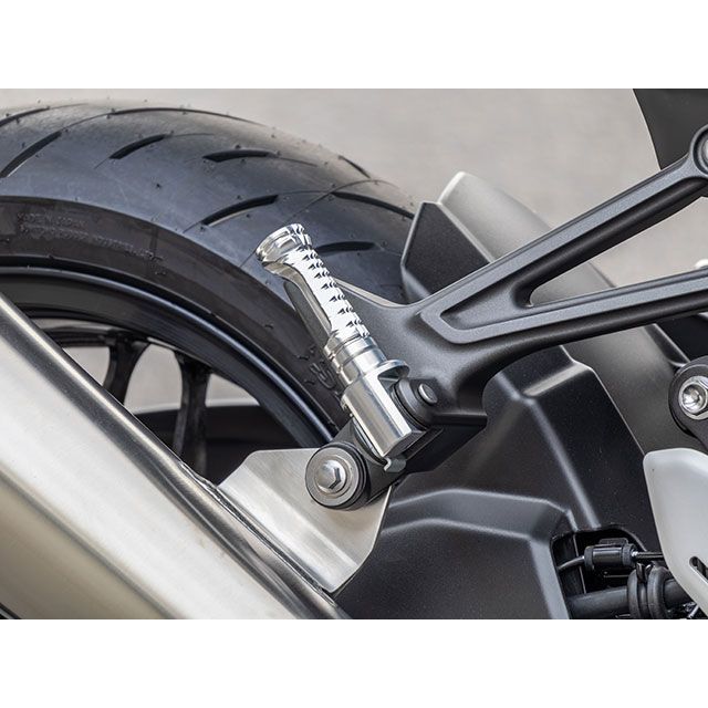 オーバーレーシング ハイグリップ タンデムステップ（シルバー） OVER