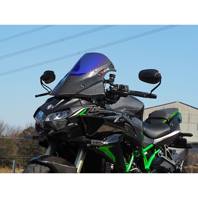 マジカルレーシング ZH2 バイザースクリーン 材質 平織りカーボン