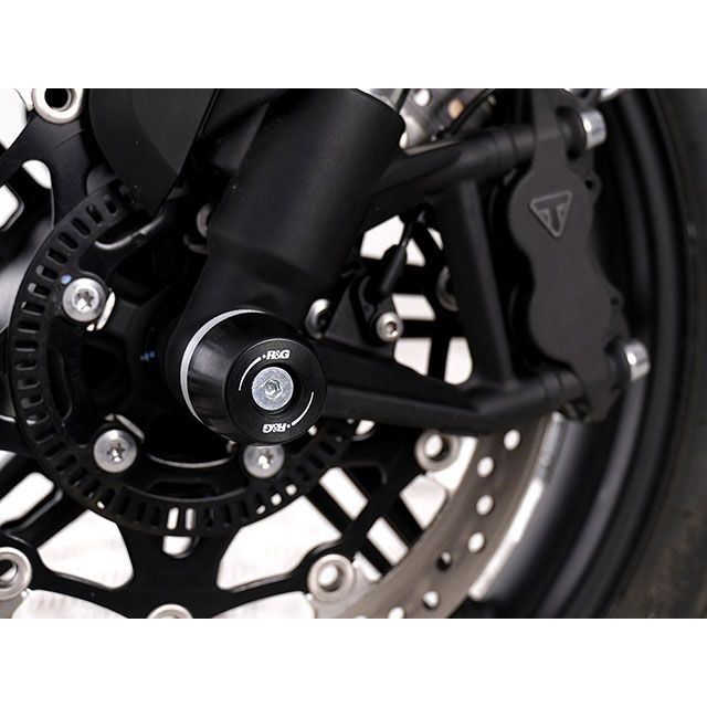 アールアンドジー SPEED TWIN1200 SPEED TWIN900 フロントフォークプロテクター APEX TYPE（黒いこと） R&G
