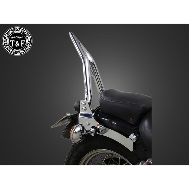 ガレージT&amp;F ビラーゴ250S ビラーゴ250 ビラーゴ250 極太φ38シーシーバーミディアム 純正フェンダー専用（メッキ） T&amp;F
