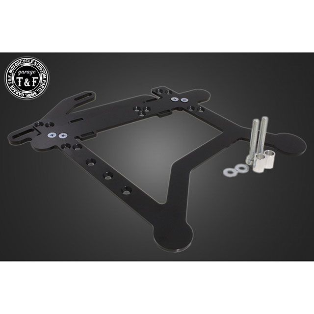 ガレージT&F エリミネーター400 純正リアフェンダー用サドルバックSET（ブラック） T&F_1