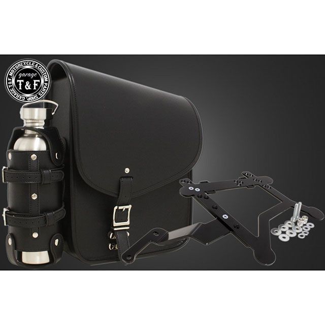 ガレージT&F レブル250 レブル250 ショートリアフェンダー用サドルバック＆ポータブルガソリン缶SET（ブラック） T&F 21,178円