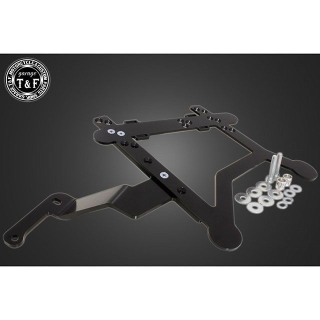 ガレージT&F レブル250 レブル250 ショートリアフェンダー用サドルバックSET（ブラック） T&F_1