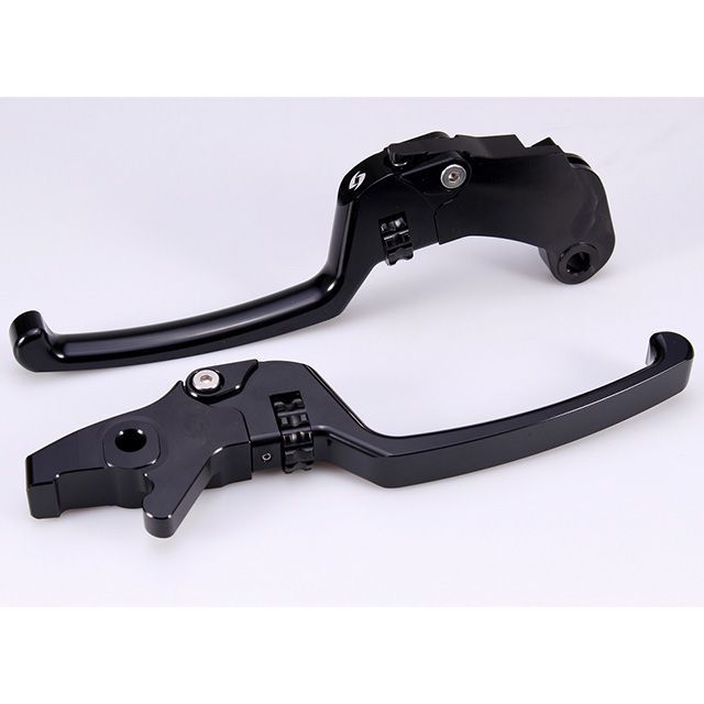 SPEEDRA アジャスタブルレバーセット スタンダードタイプ（レバー本体：ブラック/ハードアルマイト） アジャスターカラー ブラック SPEEDRA