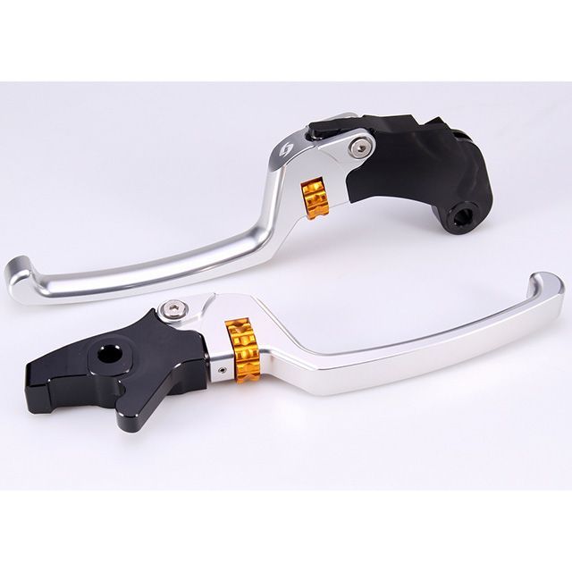 SPEEDRA アジャスタブルレバーセット スタンダードタイプ（レバー本体：シルバー） アジャスターカラー ゴールド SPEEDRA