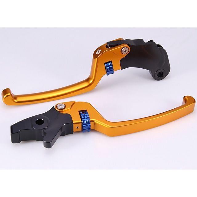 SPEEDRA アジャスタブルレバーセット スタンダードタイプ（レバー本体：ゴールド） アジャスターカラー ブルー SPEEDRA