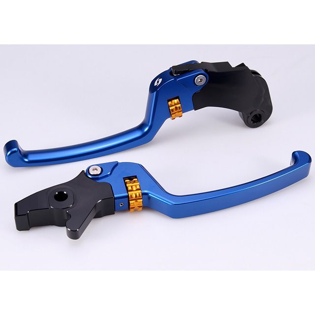 SPEEDRA アジャスタブルレバーセット スタンダードタイプ（レバー本体：ブルー） アジャスターカラー ゴールド SPEEDRA