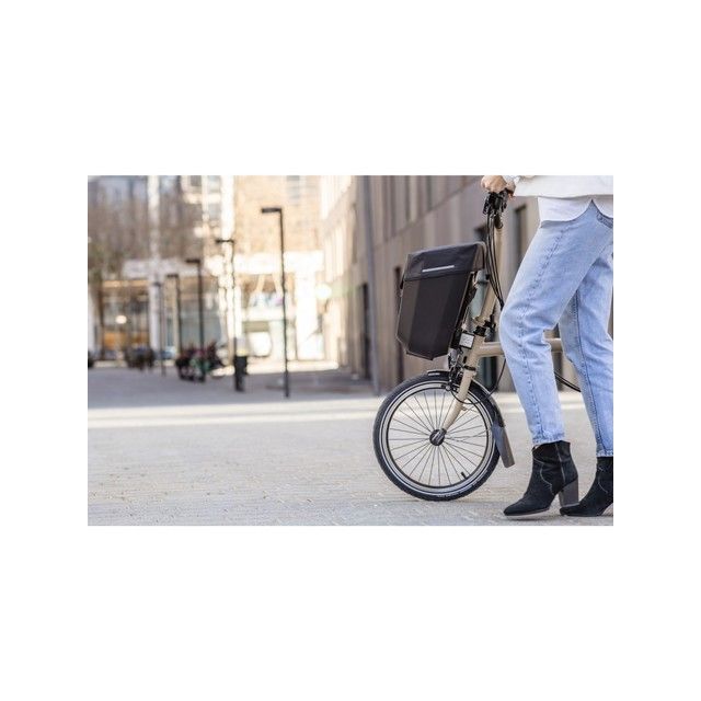 【メーカー直送】シャッド DAILY 自転車ボックス 20L Brompton フロント用 オスログレー SHAD_3