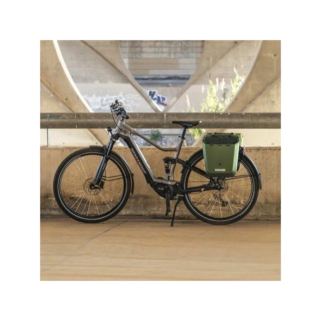 【メーカー直送】シャッド DAILY 自転車ボックス 20L ワンタッチ脱着式 アムステルダムグリーン SHAD_3