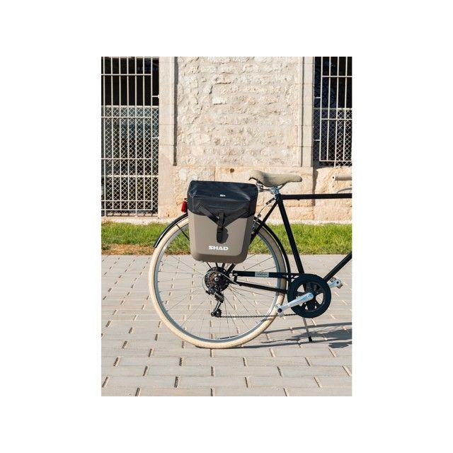 【メーカー直送】シャッド DAILY 自転車ボックス 20L ワンタッチ脱着式 フローレンスクリーム SHAD_3