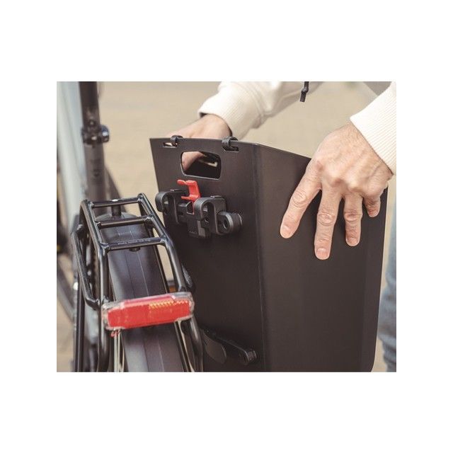 【メーカー直送】シャッド DAILY 自転車ボックス 20L ワンタッチ脱着式 オスログレー SHAD_1
