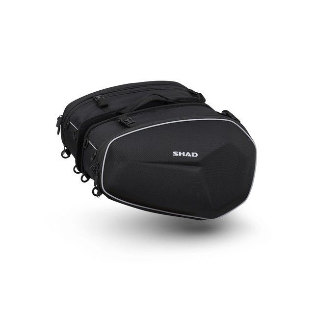 【メーカー直送】シャッド E48 サイドバッグ 46-58L ブラック SHAD