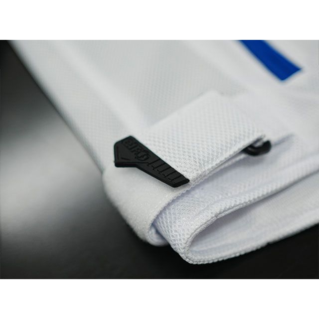 エルフ ライディングウェア 2026春夏モデル EJ-S123 キアロジャケット（ホワイト/ターコイズ） サイズ 3L elf riding wear_5