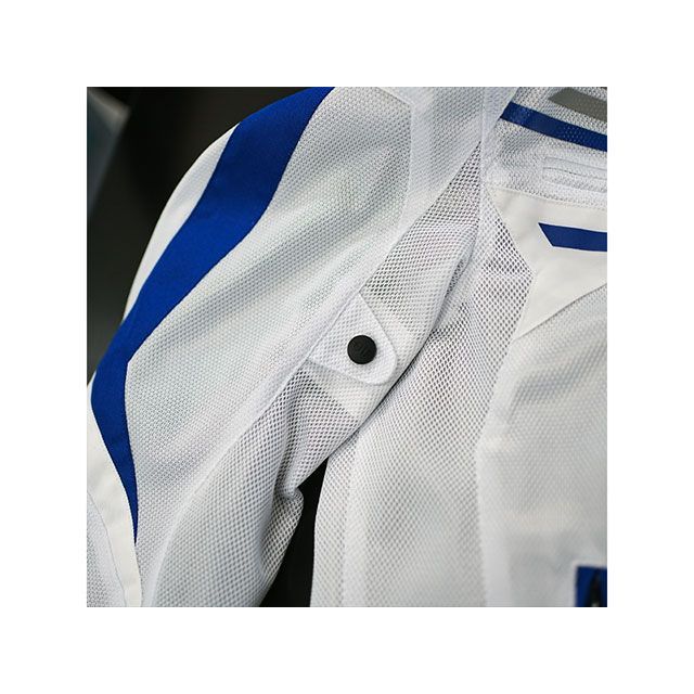 エルフ ライディングウェア 2026春夏モデル EJ-S123 キアロジャケット（ホワイト/ブルー） サイズ Woman/M elf riding …_6