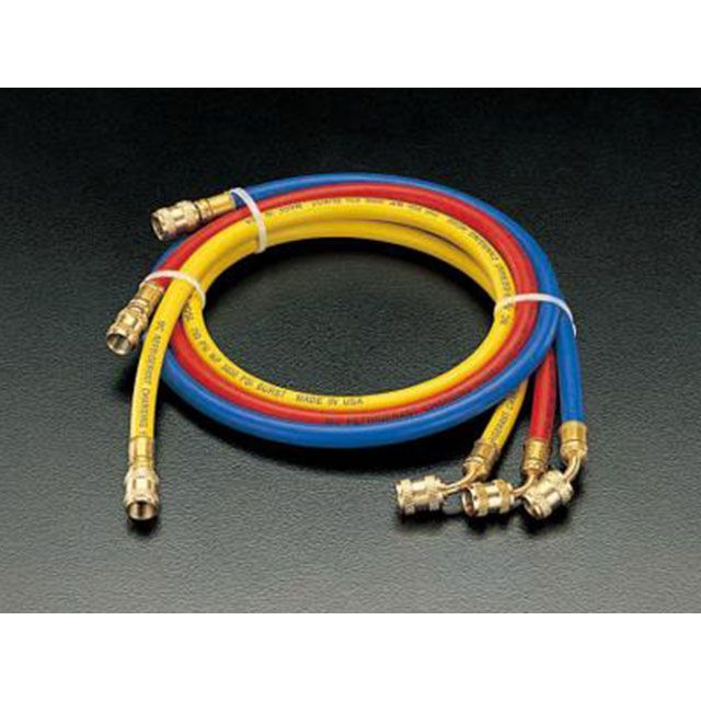 エスコ 150cm/3本組（R12・R22・R502）チャージングホース ESCO