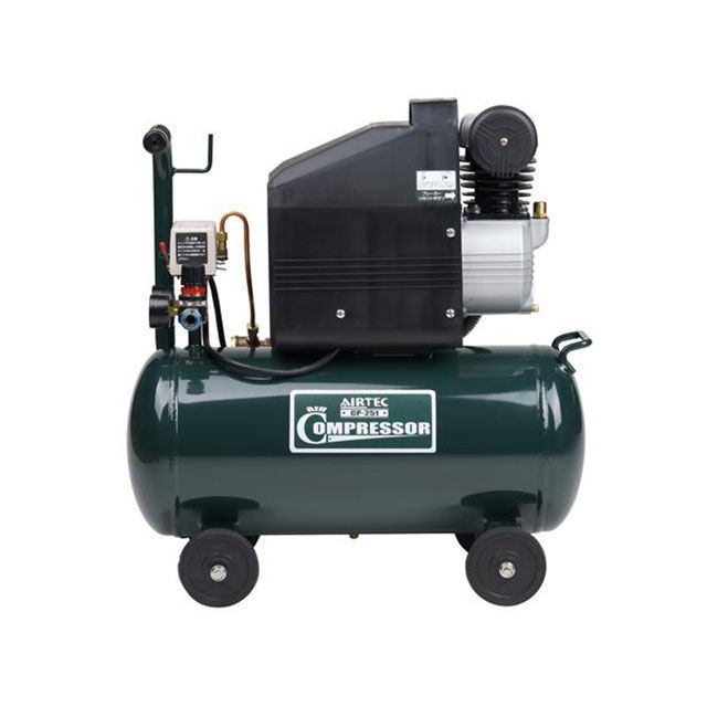 エスコ AC100V/0.37kW エアーコンプレッサー（タンク25L） ESCO