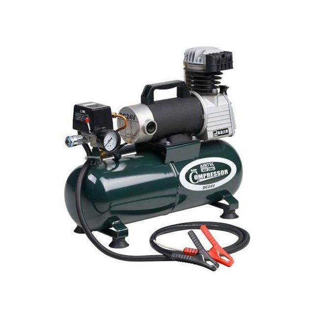 エスコ DC24V/187W エアーコンプレッサー（タンク8L） ESCO