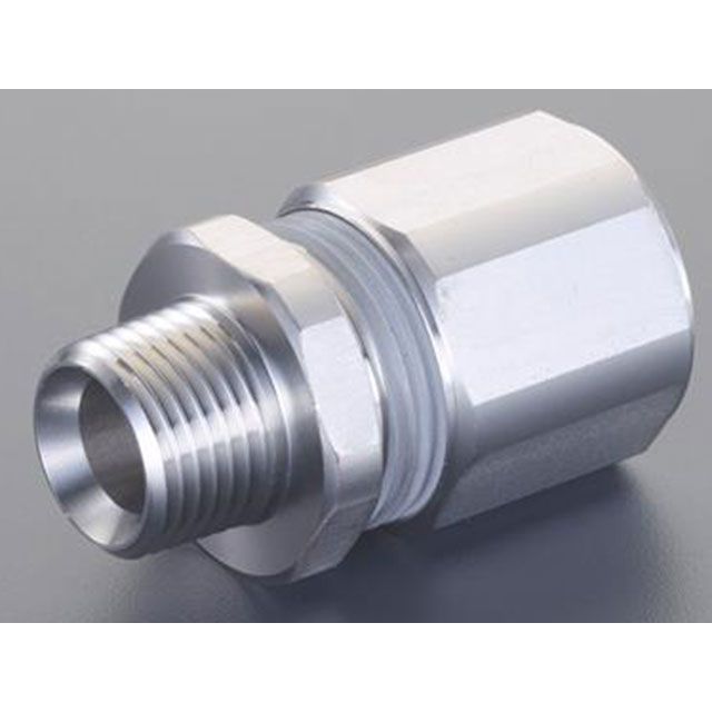 エスコ R1/2”×15-22粍中毒者総締めニップル（八つ鍵を掛ける/ステンレス鋼製） ESCO