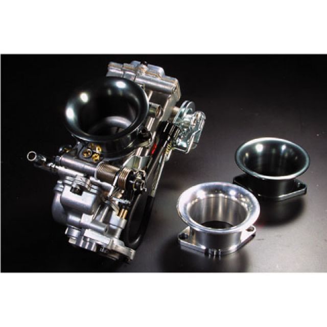 ワークスクオリティ 汎用 アルミファンネル FCRラージボディ用 タイプ ショート カラー シルバー 入数 1個 WORKS QUALITY バイク