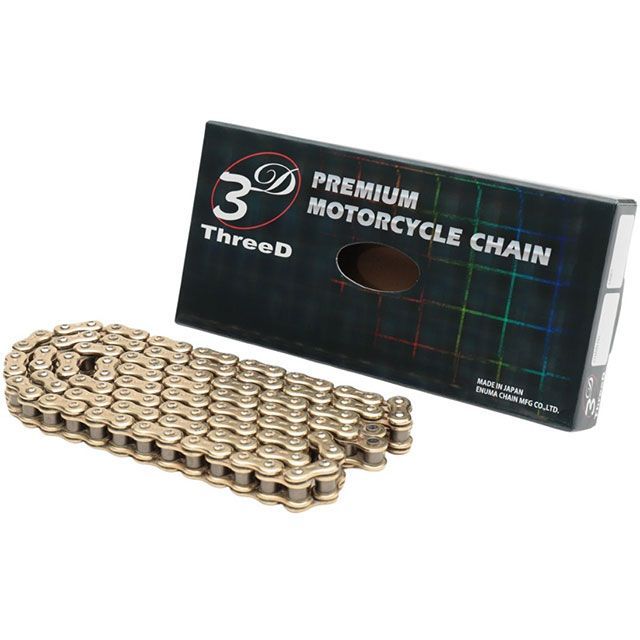江沼チェーン 汎用 NXリングシールチェーン THREED 530ZN/3D（GP：GP）90L MLJ（ゴールド） サイズ 130L EKチェーン
