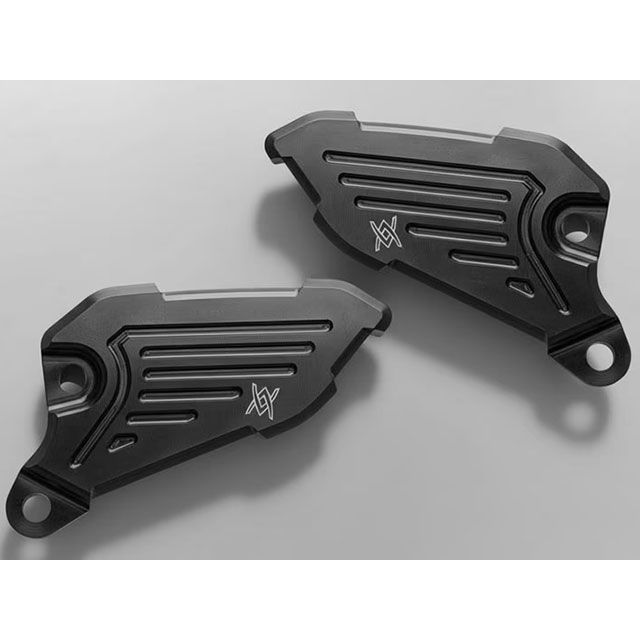 アーキ Z900RS/CAFE/SE ビレット ヒールガード 左右（ブラック） ARCHI