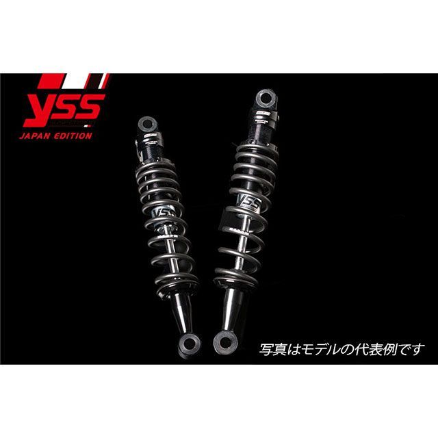 YSS XJ400 リアサスペンションツインショックRE302【ブラックボディ：2本セット】（ブラック×クロームメッキ） YSS RACING