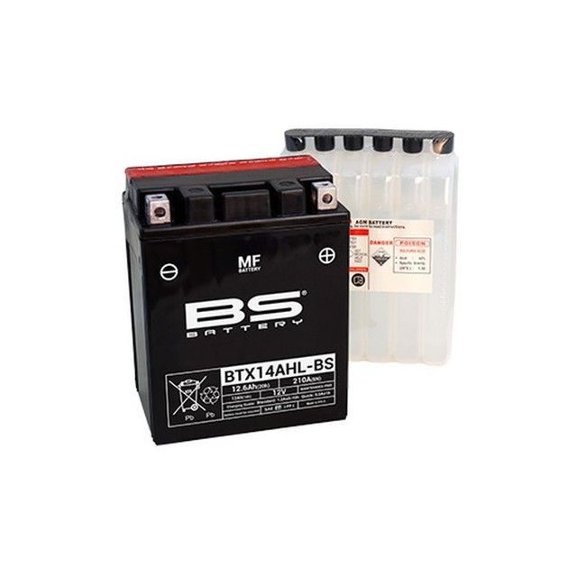 【メーカー直送】BSバッテリー BTX14AHL-BS（YTX14AHL-BS互換） BS BATTERY 8,432円