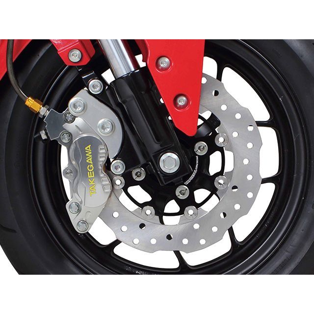 SP武川 アルミビレット4POTキャリパーフロントセット（シルバー） SP TAKEGAWA_1