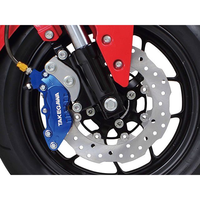 SP武川 アルミビレット4POTキャリパーフロントセット（ブルー） SP