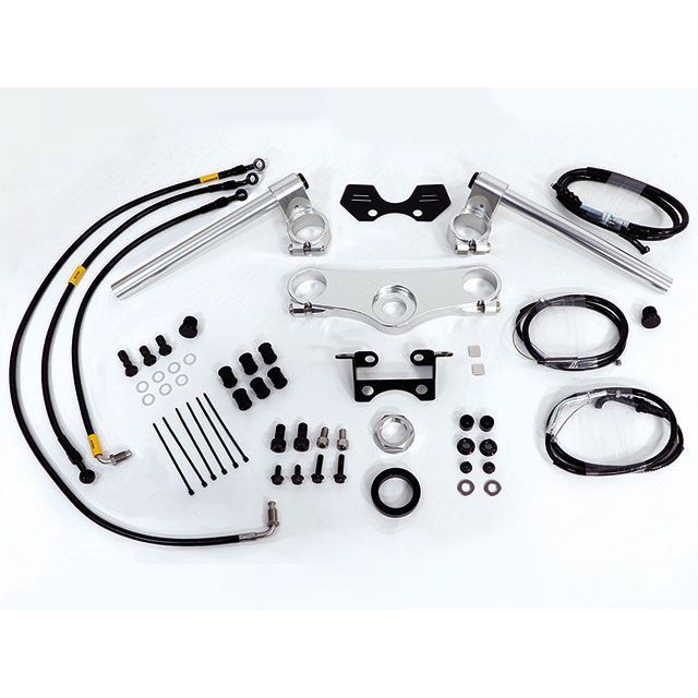アクティブ Z650RS セパレートハンドル＆トップブリッジキット（ブラック） ACTIVE