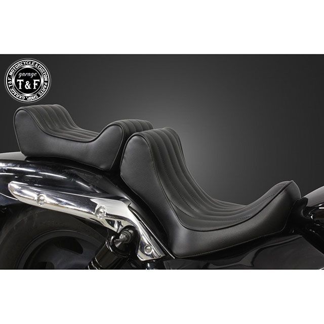 ガレージT&F エリミネーター250V エリミネーター250V キング＆クィーンシートSET/バーチカル（ブラック） T&F 29,337円