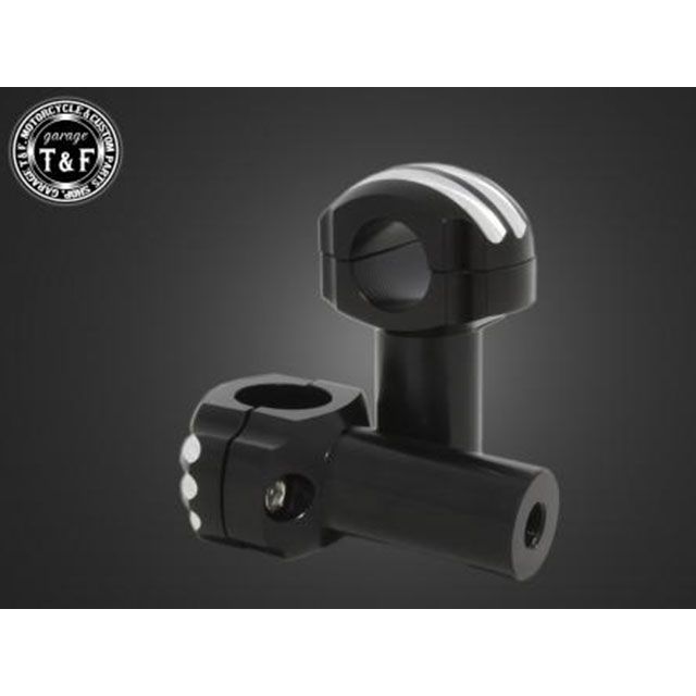 ガレージT&amp;F エリミネーター250V エリミネーター250V ドームハンドルポスト3インチ（コントラスト） T&amp;F