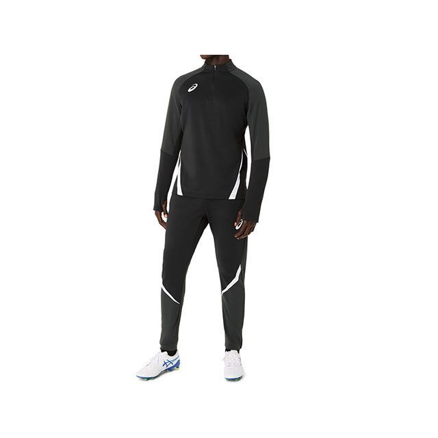 アシックス 2101A349 ハーフジップニットシャツ（パフォーマンスブラック） サイズ 2XL ASICS_6